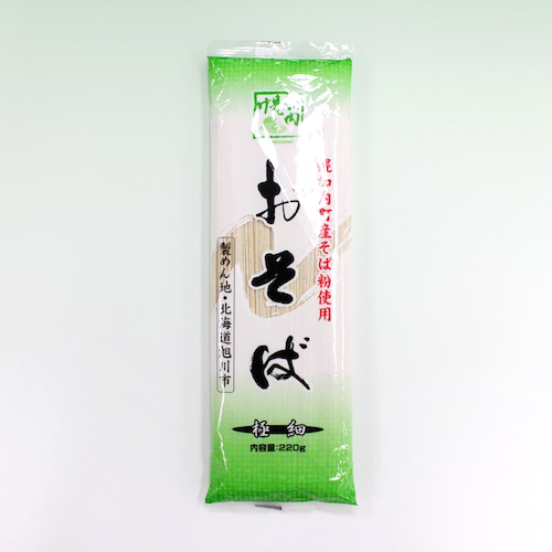 おそば(極細)(6束つゆ入り) 220g×6束 めんつゆ300ml×6袋